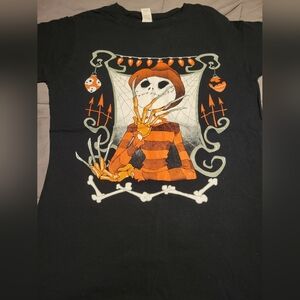 Jack Skellington Freddy Krueger Mashup Shirt
